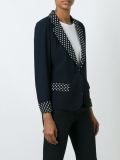 polka dot detail jacket 