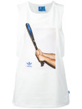 graphic print vest top