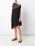 colour block jersey dress