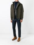 packaway hood gabardine jacket
