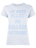 slogan print T-shirt