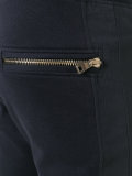 ribbed knee jogging pants