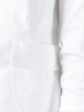 cropped peaked lapel blazer