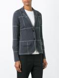 checked blazer