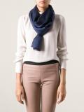 logo printed scarf