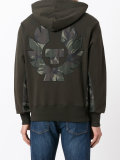 logo back hoodie