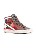 Slide hi-top sneakers