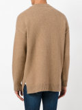 low v-neck jumper