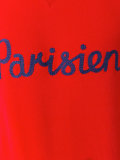 'Parisien' print sweatshirt