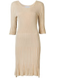 drop waist long-sleeve dress