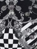 Optical illusion logo band dress
