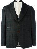 checked blazer jacket