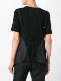 lace cami layered T-shirt