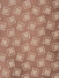 square print tie 