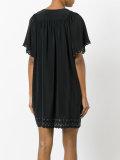 scalloped trim dress