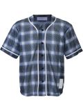 checked baseball shirt