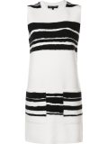 striped shift dress