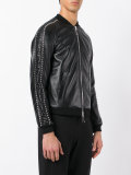 stud detail bomber jacket 