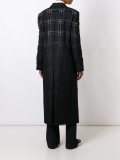 long checked coat