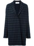 checked coat 