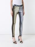 metallic trousers