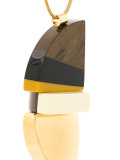 wood pendant necklace