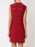 v neck knit dress