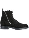 short zip army boots
