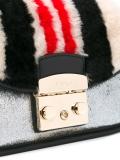 fur detail crossbody bag 