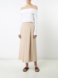 off-the-shoulder T-shirt