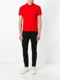 logo print polo shirt