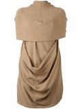 draped knitted top