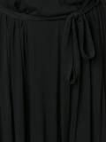 tie waist draped maxi dress