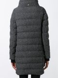 textured padded coat 