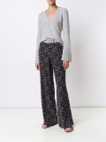 printed flared pants 