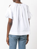 ruffled blouse