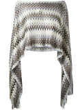 draped knitted poncho
