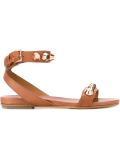 studded flat sandals