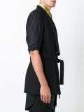 belted tailored waistcoat