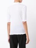 ruffled trim blouse 