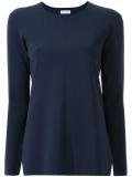 micro crepe crew neck sweater 