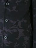 jacquard single breasted coat