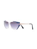 marbled effect sunglasses