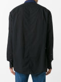 pleated bib shirt
