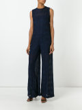 zig zag sleeveless jumpsuit 