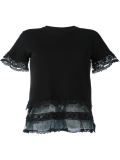 lace insert T-shirt