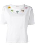 beaded mushroom T-shirt