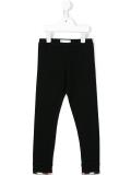 check cuff leggings