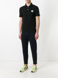 logo patch polo shirt 