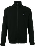 logo embroidered zipped sweatshirt